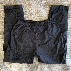 Coleman Nylon Snow Pants Size Medium Black outdoor womens adjustable ankles ski